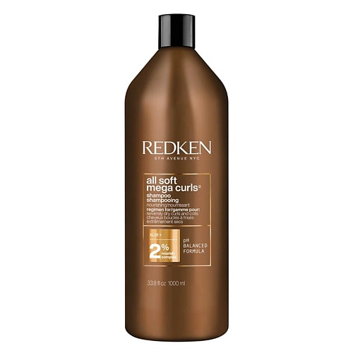 

REDKEN Увлажняющий шампунь All Soft Mega Curls для вьющихся волос 1000.0, Увлажняющий шампунь All Soft Mega Curls для вьющихся волос