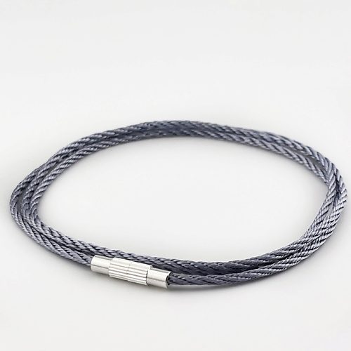 

ROK HAIR Шнурок для крестика и бижутерии со стальным замком, Шнурок для крестика и бижутерии со стальным замком