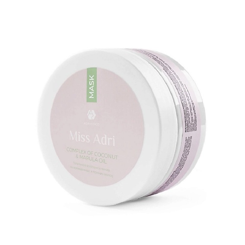 

ADRICOCO Восстанавливающая маска для волос Miss Adri Complex of coconut marula oil, Восстанавливающая маска для волос Miss Adri Complex of coconut marula oil