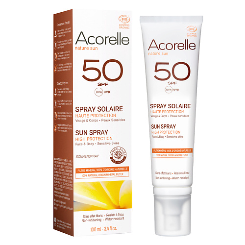 ACORELLE Солнцезащитный спрей  SPF 50 100.0