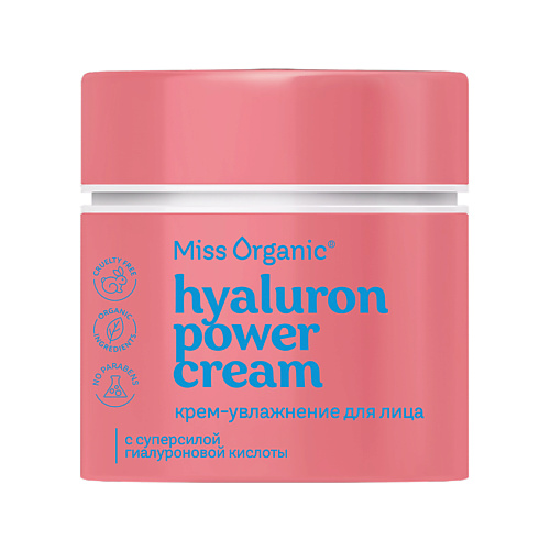 

MISS ORGANIC Крем-увлажнение для лица HYALURON POWER CREAM 45.0, Крем-увлажнение для лица HYALURON POWER CREAM