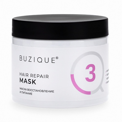 

BUZIQUE Маска Hair Repair для кудрявых пористых сухих и обесцвеченных волос 400.0, Маска Hair Repair для кудрявых пористых сухих и обесцвеченных волос
