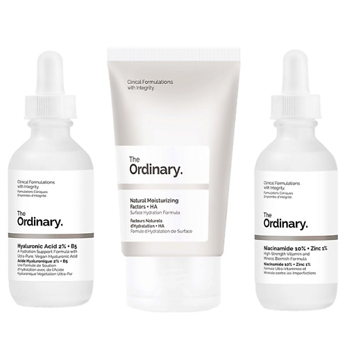 

THE ORDINARY Набор для ухода за кожей Bestsellers Trio, Набор для ухода за кожей Bestsellers Trio