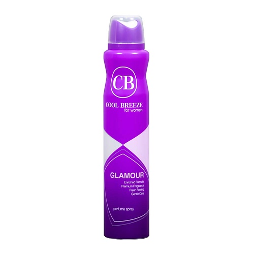 

COOL BREEZE Дезодорант спрей женский Glamour 200.0, Дезодорант спрей женский Glamour