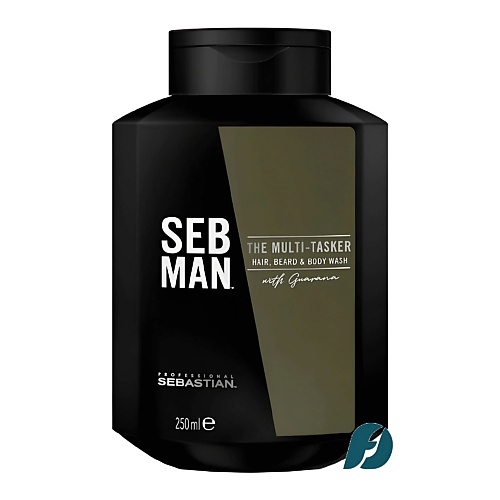 

SEBASTIAN PROFESSIONAL Шампунь для ухода за волосами, бородой и телом SEB MAN The Multi-Tasker 3in1 250.0, Шампунь для ухода за волосами, бородой и телом SEB MAN The Multi-Tasker 3in1