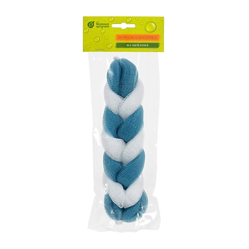 

БАННЫЕ ШТУЧКИ Мочалка для душа, косичка с ручками, Мочалка для душа, косичка с ручками