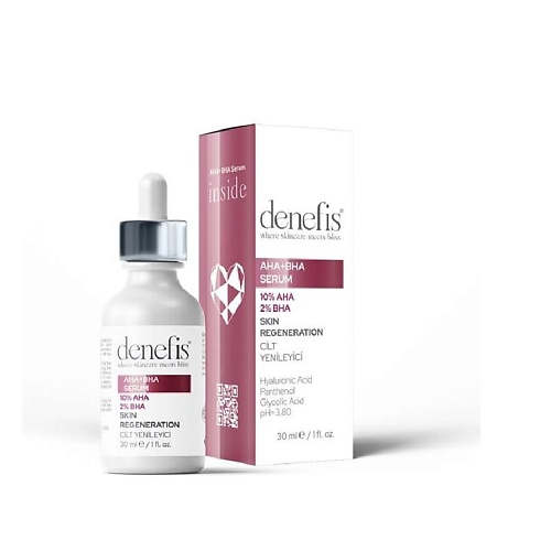 

DENEFIS Сыворотка для лица AHA+BHA, восстанавливающая кожу рН 3:8 30.0, Сыворотка для лица AHA+BHA, восстанавливающая кожу рН 3:8
