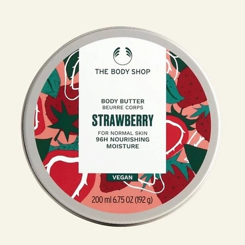 THE BODY SHOP Увлажняющий баттер для тела Strawberry для нормальной кожи 2000 3039₽