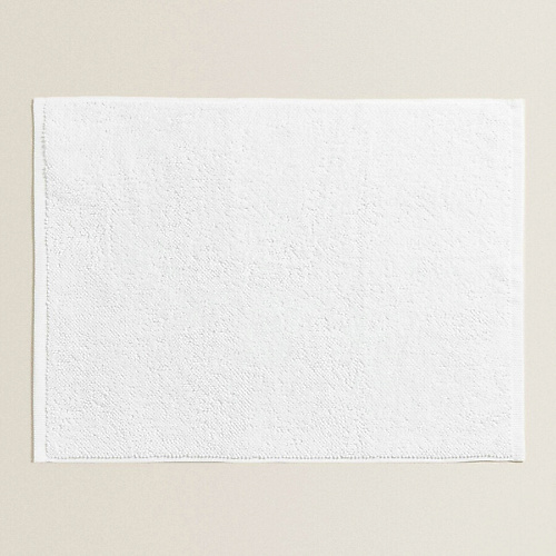 

ZARA HOME Однотонный коврик для ванной из хлопка, Однотонный коврик для ванной из хлопка