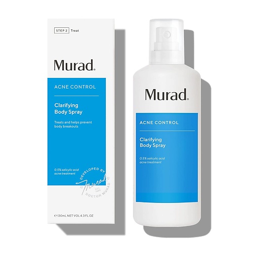 

MURAD Спрей для тела с салициловой кислотой Clarifying Body Spray против акне 130.0, Спрей для тела с салициловой кислотой Clarifying Body Spray против акне