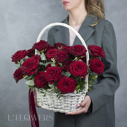 

L'FLOWERS Корзина Скарлетт, Корзина Скарлетт
