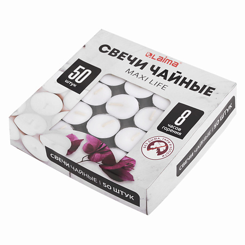 

LAIMA Свечи чайные Maxi Life, Свечи чайные Maxi Life