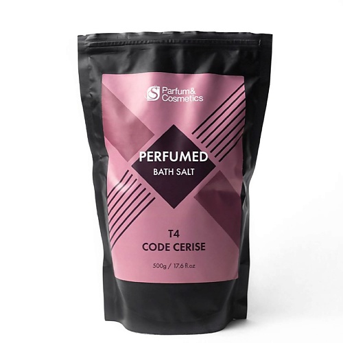 

S PARFUM & COSMETICS Соль для ванны морская парфюмированная CODE CERISE 500.0, Соль для ванны морская парфюмированная CODE CERISE