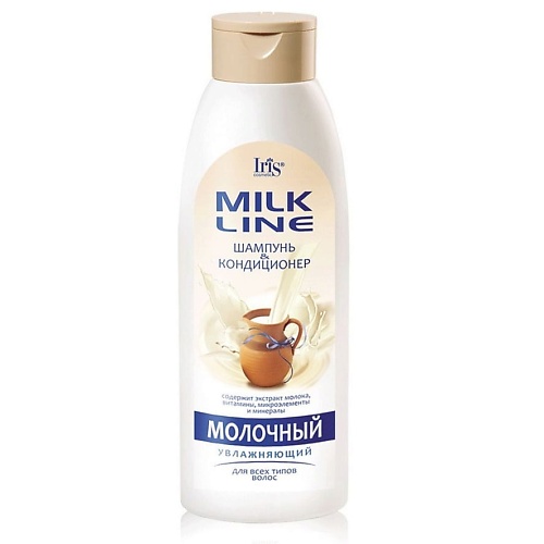 

IRIS COSMETIC Шампунь-кондиционер для волос MILK line Молочный 1000.0, Шампунь-кондиционер для волос MILK line Молочный