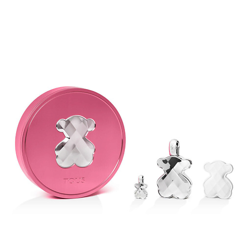 

TOUS Набор Tous Loveme The Silver: Парфюмерная вода + Косметичка + Декоративный мишка Tous 1.0, Набор Tous Loveme The Silver: Парфюмерная вода + Косметичка + Декоративный мишка Tous