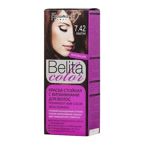 БЕЛИТА-М Краска стойкая с витаминами для волос Belita color