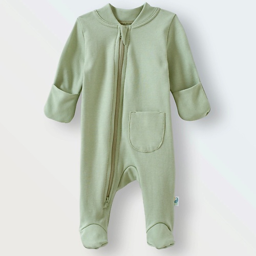

TOUCAN FOR KIDS Слип на молнии, комбинезон для новорожденных, на выписку "Хаки", Слип на молнии, комбинезон для новорожденных, на выписку "Хаки"