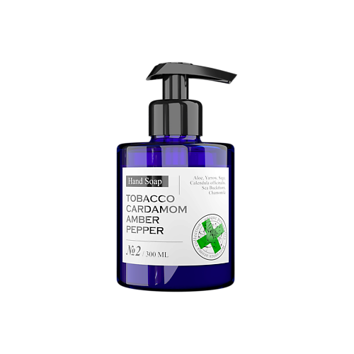 

MANIAC GOURMET Мыло жидкое парфюмированное Табак,Кардамон,Амбра,Черный перец (№2) 300.0, Мыло жидкое парфюмированное Табак,Кардамон,Амбра,Черный перец (№2)