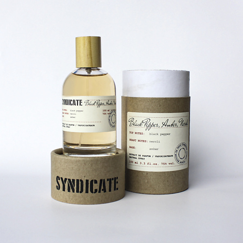 

SYNDICATE Парфюмерная вода Black pepper, Amber, Neroli 100.0, Парфюмерная вода Black pepper, Amber, Neroli