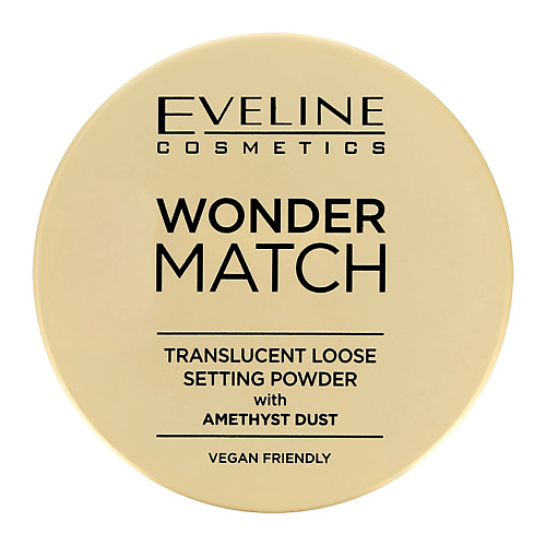 

EVELINE Пудра рассыпчатая для лица WONDER MATCH с аметистовой пылью, Пудра рассыпчатая для лица WONDER MATCH с аметистовой пылью