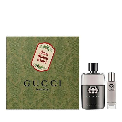 

GUCCI Набор Guilty Pour Homme: Туалетная вода + Туалетная вода в дорожном формате, Набор Guilty Pour Homme: Туалетная вода + Туалетная вода в дорожном формате