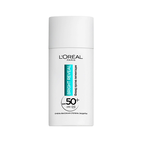 

L'ORÉAL PARIS L'OREAL PARIS Флюид для лица против пигментации SPF 50+ Bright Reveal, L'OREAL PARIS Флюид для лица против пигментации SPF 50+ Bright Reveal