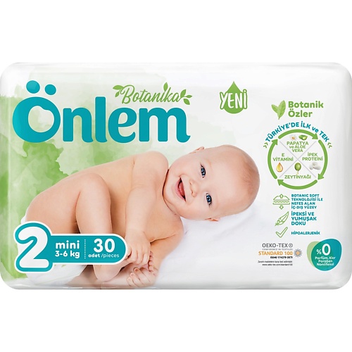 

ONLEM Подгузники детские мини 3-6 кг 30.0, Подгузники детские мини 3-6 кг