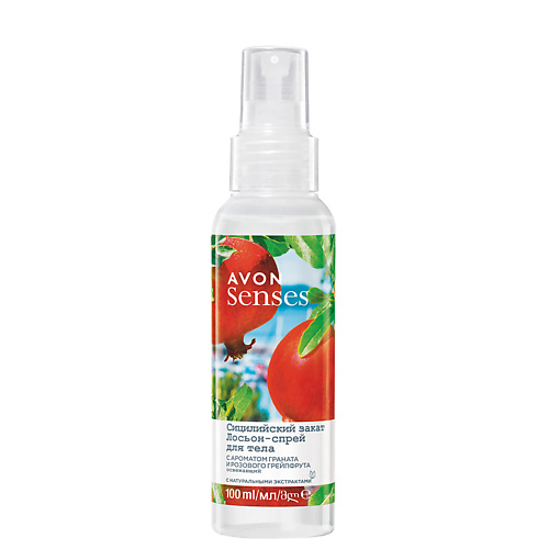 

AVON Лосьон-спрей для тела Сицилийский закат 100, Лосьон-спрей для тела Сицилийский закат