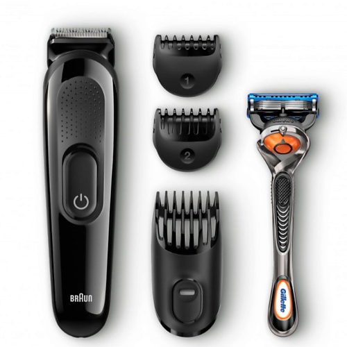 фото Braun триммер универсальный sk3000, 4-в-1 + бритва