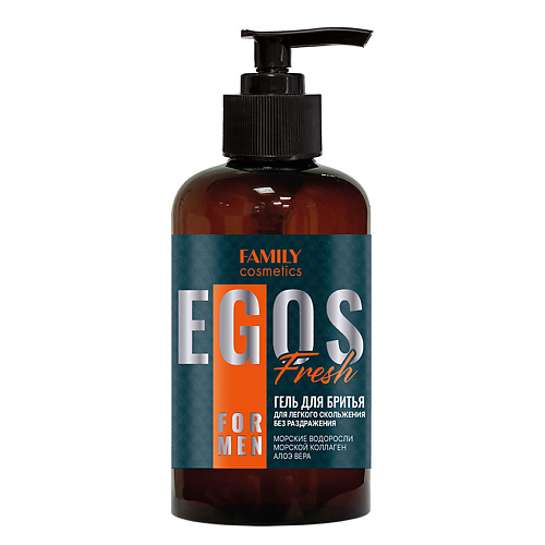 Гели для бритья  Лэтуаль FAMILY COSMETICS Гель для бритья Fresh серии EGOS for men 285.0