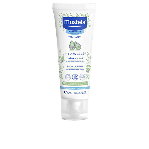 

MUSTELA Увлажняющий крем для лица с экстрактом авокадо Hydra Bebe Facial Cream 40.0, Увлажняющий крем для лица с экстрактом авокадо Hydra Bebe Facial Cream