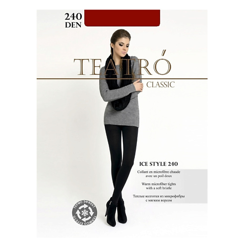 TEATRO Женские колготки Ice Style Color Marsala Red 240 den