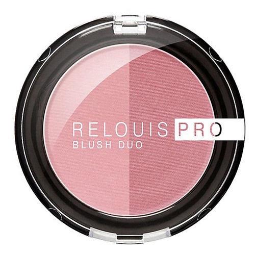 

RELOUIS Румяна для лица BLUSH DUO компактные, Румяна для лица BLUSH DUO компактные