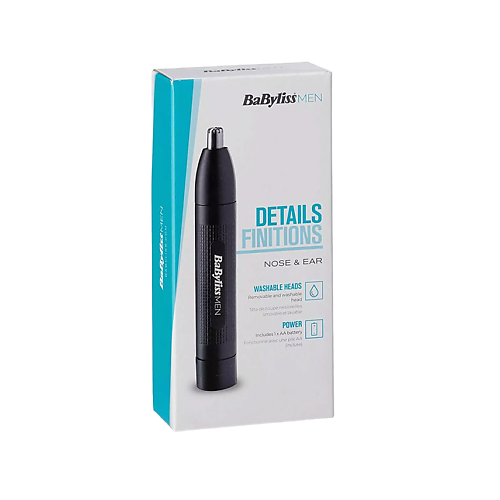 

BABYLISS Триммер для носа и ушей E650E, Триммер для носа и ушей E650E
