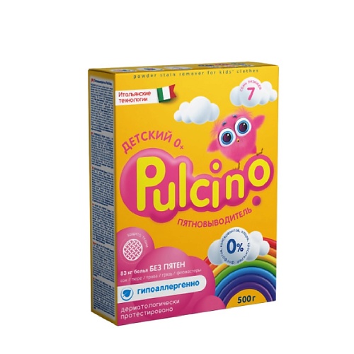 

PULCINO Pulcino Пятновыводитель 500.0, Pulcino Пятновыводитель
