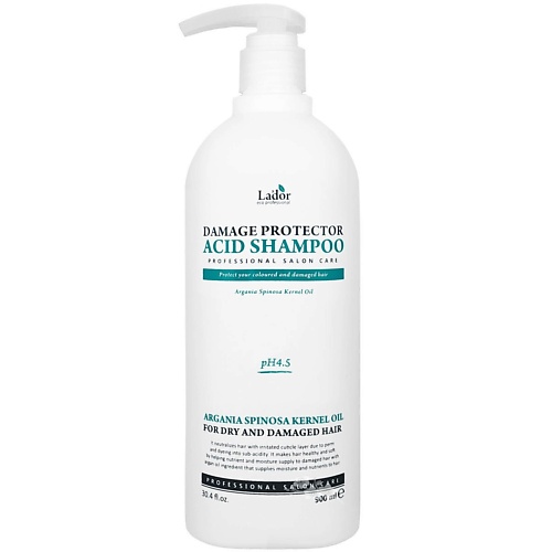 

LADOR Шампунь для поврежденных волос Damage Protector Acid Shampo 900.0, Шампунь для поврежденных волос Damage Protector Acid Shampo