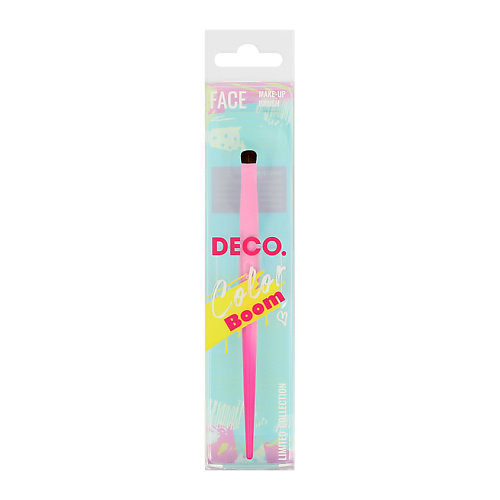 

DECO. Кисть для нанесения теней COLOR BOOM натуральная малая 1.0, Кисть для нанесения теней COLOR BOOM натуральная малая