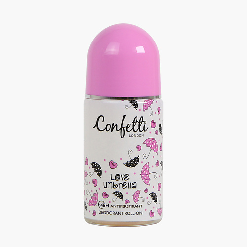 

CONFETTI Дезодорант-антиперспирант роликовый Love Umbrella, Дезодорант-антиперспирант роликовый Love Umbrella