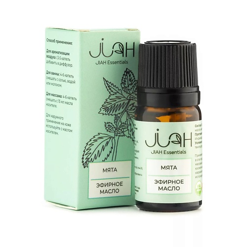 

JIAH Эфирное масло мята (Mint Essential (Oil) 10.0, Эфирное масло мята (Mint Essential (Oil)