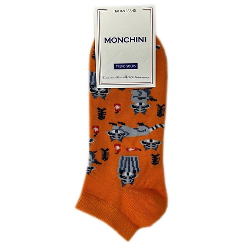 

MONCHINI Носки женские "Енот с яблоком", Носки женские "Енот с яблоком"