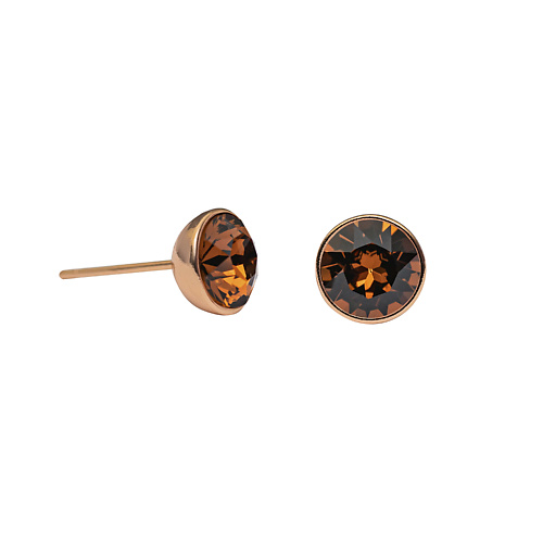 

FIORE LUNA Пусеты Smoked Topaz, Пусеты Smoked Topaz