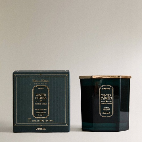 

ZARA HOME Ароматическая свеча winter cypress 550.0, Ароматическая свеча winter cypress
