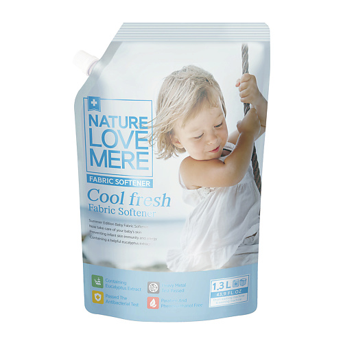 

NATURE LOVE MERE Смягчитель-кондиционер для белья Cool Fresh (наполнитель) 1300.0, Смягчитель-кондиционер для белья Cool Fresh (наполнитель)