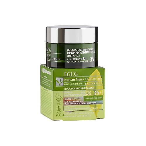 

БЕЛИТА-М Крем-мультипротектор для лица EGCG Korean GREEN TEA восстанавливающий 50.0, Крем-мультипротектор для лица EGCG Korean GREEN TEA восстанавливающий