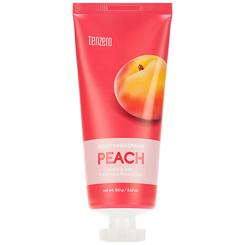 

TENZERO Крем для рук с экстрактом персика Peach Relief Hand Cream 100, Крем для рук с экстрактом персика Peach Relief Hand Cream