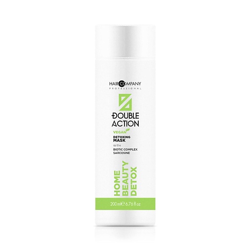 

HAIR COMPANY Восстанавливающая маска Детокс для волос DOUBLE ACTION 200.0, Восстанавливающая маска Детокс для волос DOUBLE ACTION