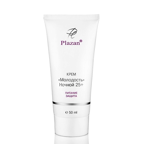 

PLAZAN Крем "Молодость" ночной 25+. Питание + Защита 50, Крем "Молодость" ночной 25+. Питание + Защита