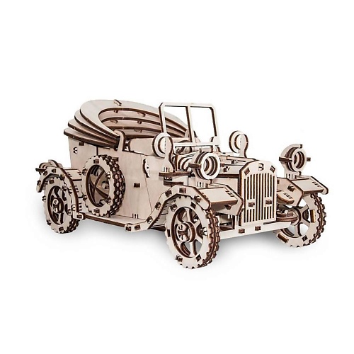 Конструктор EWA ECO-WOOD-ART Деревянный конструктор 3D Retrocar Форд Т