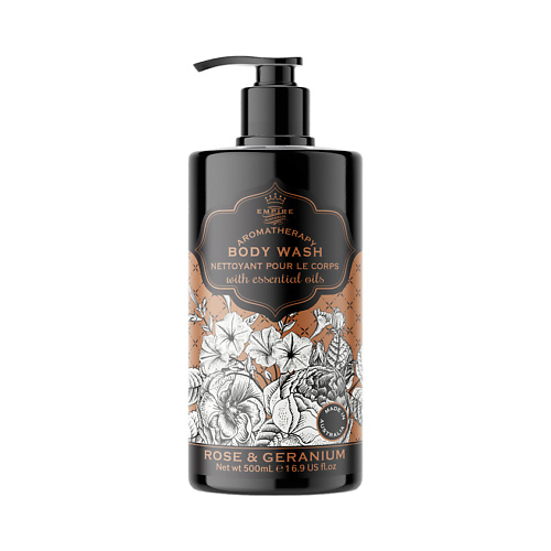 

EMPIRE AUSTRALIA Гель для душа с маслами розы и герани Rose And Geranium Body Wash 500, Гель для душа с маслами розы и герани Rose And Geranium Body Wash