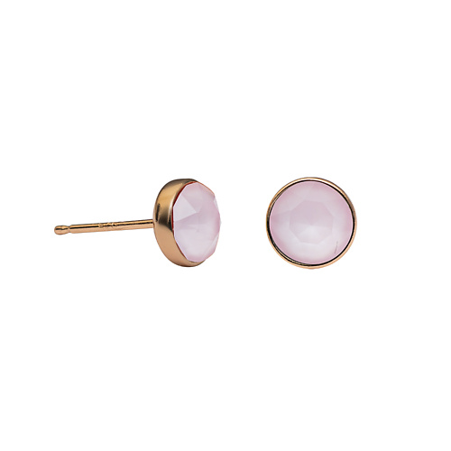 

FIORE LUNA Пусеты Crystal Powder Rose, Пусеты Crystal Powder Rose